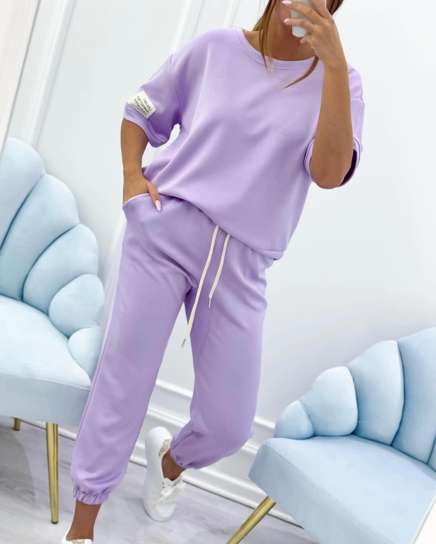 Norma | Short Sleeve Lounge Set