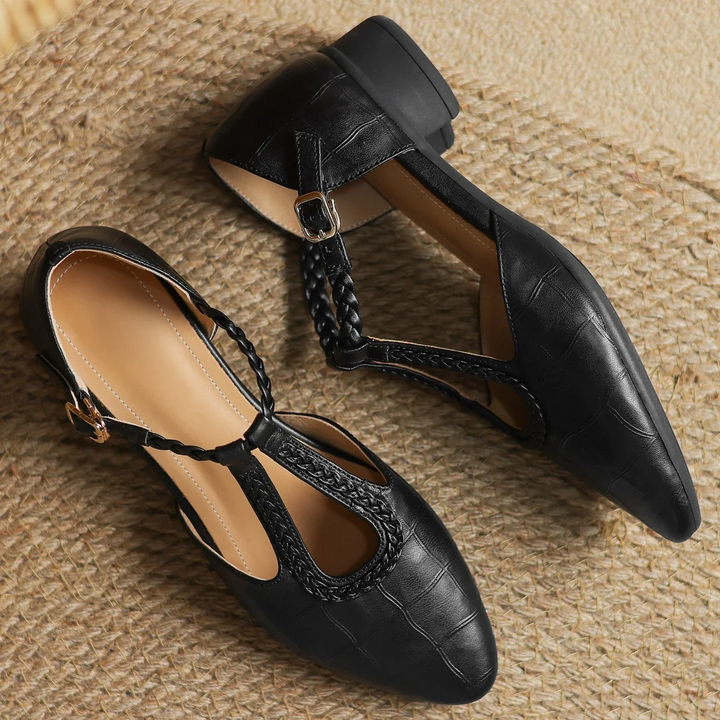 Esther | Elegant Mary Janes Made Of Leather