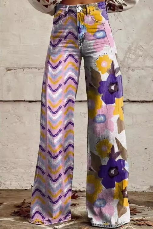 Isadora - Spring Flower Pants