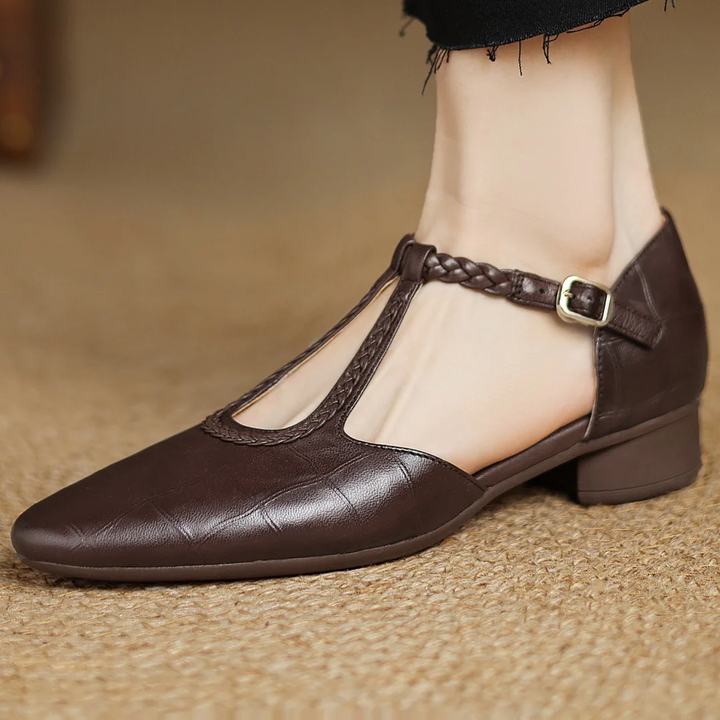 Esther | Elegant Mary Janes Made Of Leather