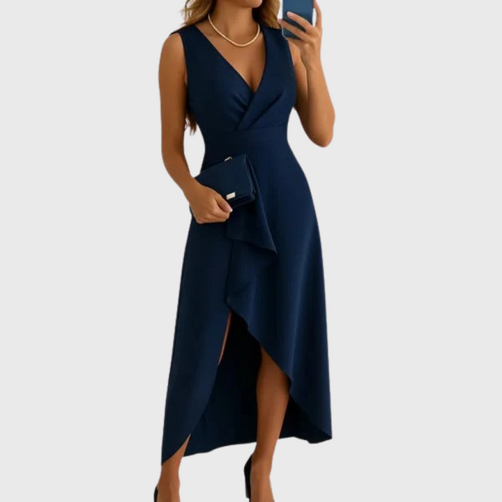 Carmel™ | Elegant Wrap Dress with a V-Neckline