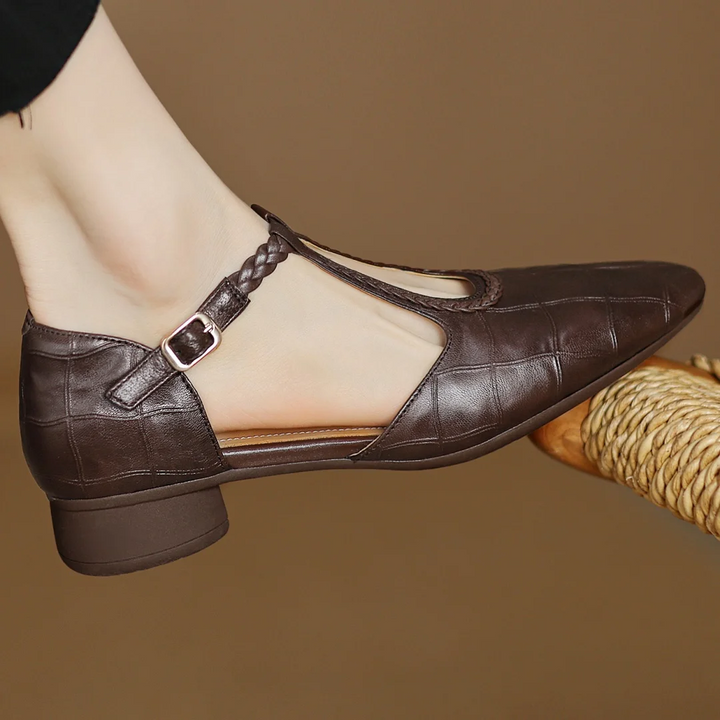 Esther | Elegant Mary Janes Made Of Leather