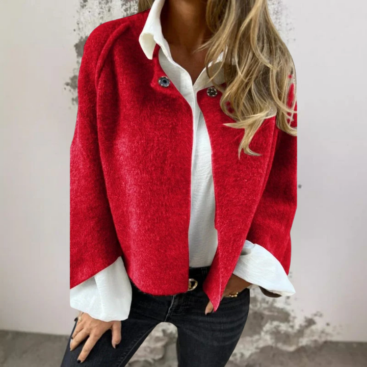 Elise™ | Wool-Blend Cardigan Jacket