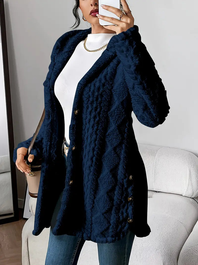 Chateau Elise™  | Plush Hooded Cardigan