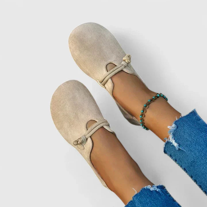 Isie | Suede Slip-On Flats