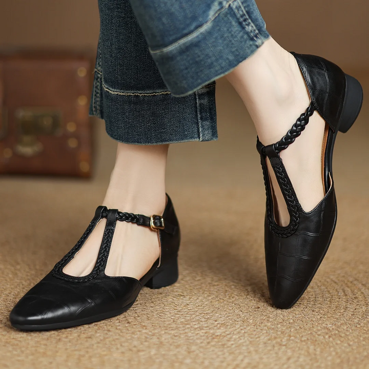 Esther | Elegant Mary Janes Made Of Leather