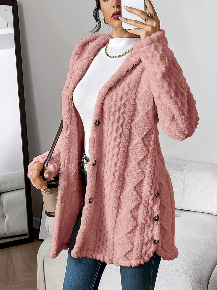Chateau Elise™  | Plush Hooded Cardigan