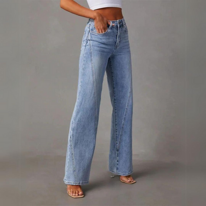 Olivia™ - High Waisted Wide Leg Jeans