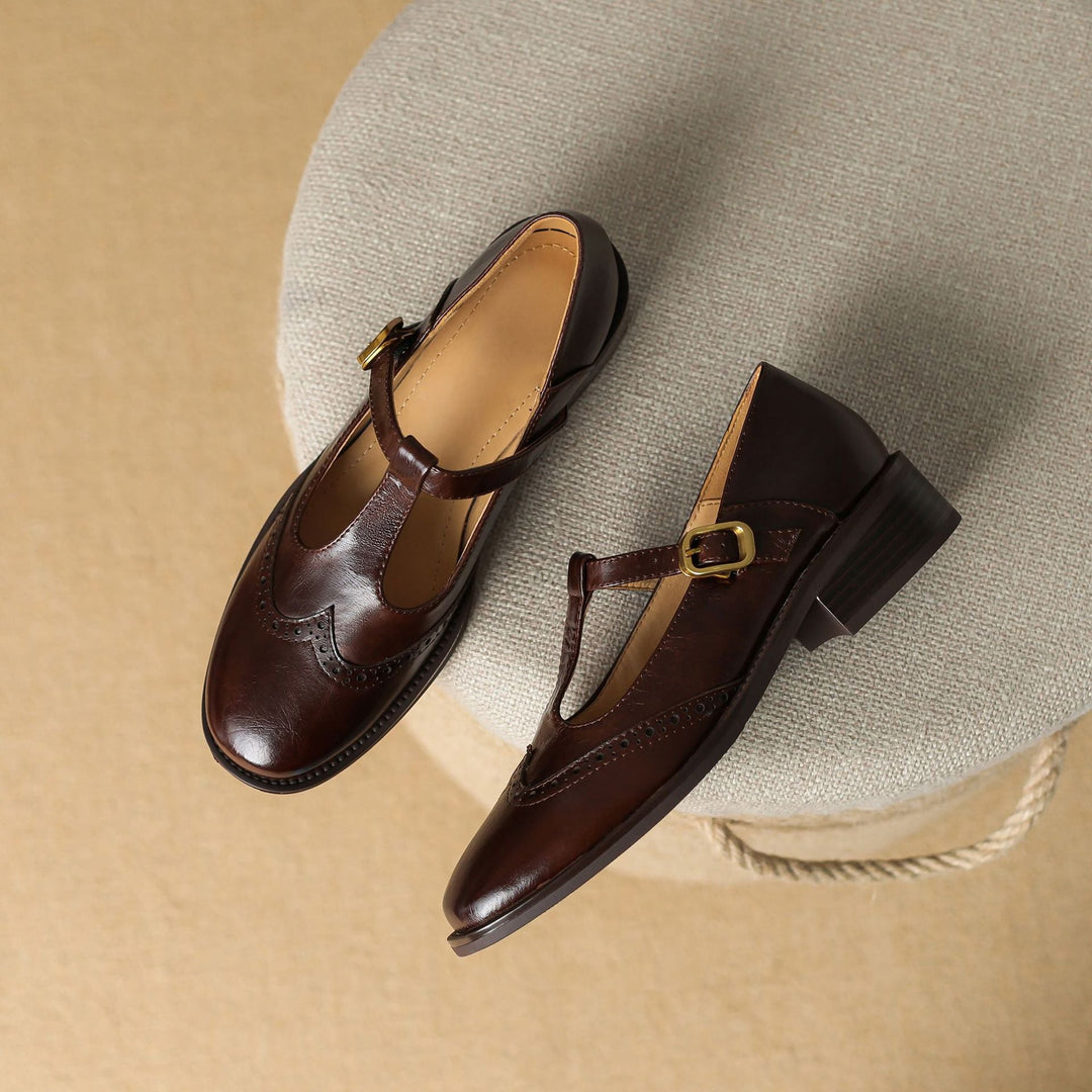 Gianna | Elegant Mary Janes Made Of Leather