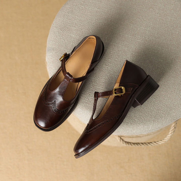Gianna | Elegant Mary Janes Made Of Leather
