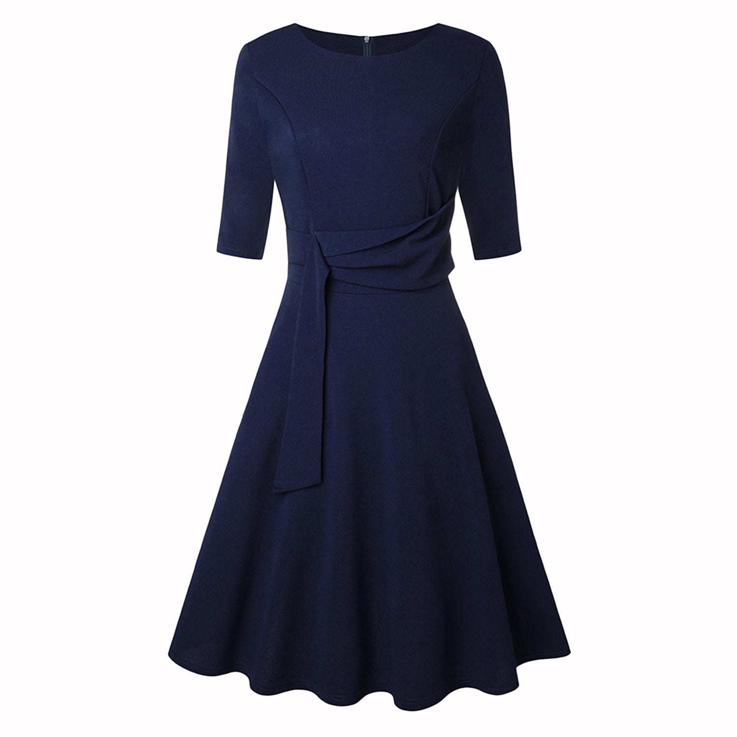 Zhaynelle™ | Sophisticated Draped Dress