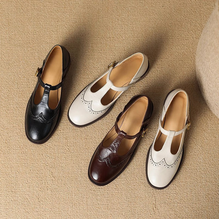 Gianna | Elegant Mary Janes Made Of Leather