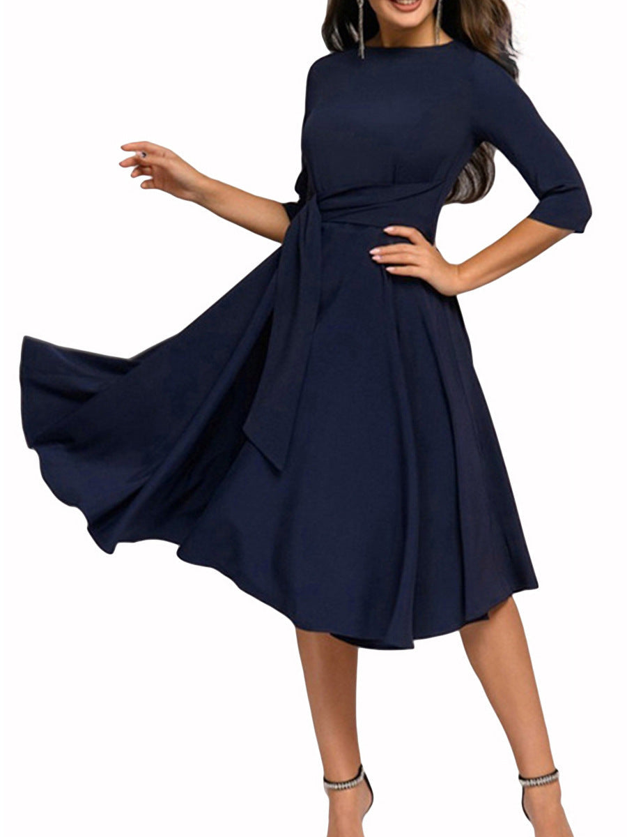 Zhaynelle™ | Sophisticated Draped Dress