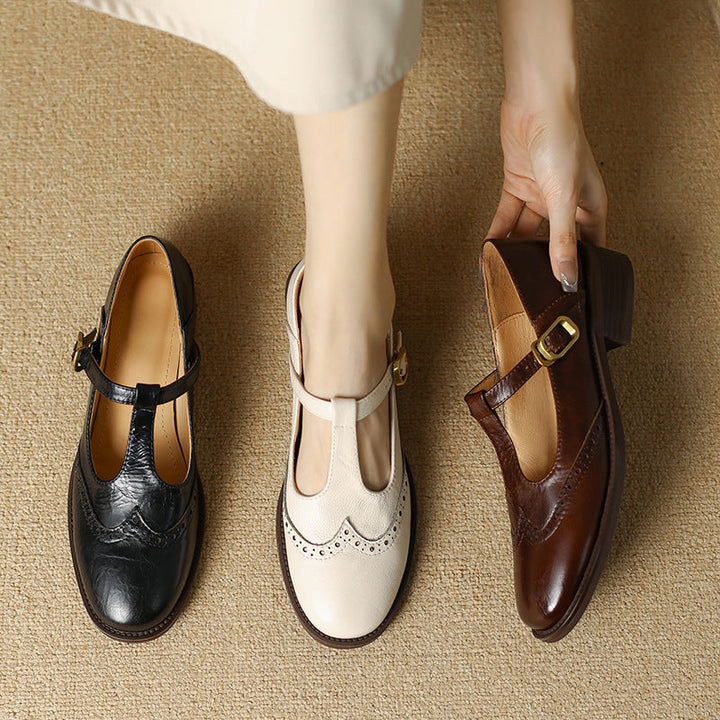 Gianna | Elegant Mary Janes Made Of Leather
