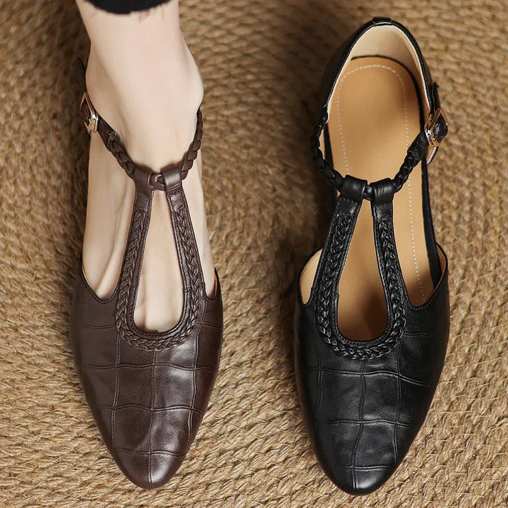 Esther | Elegant Mary Janes Made Of Leather