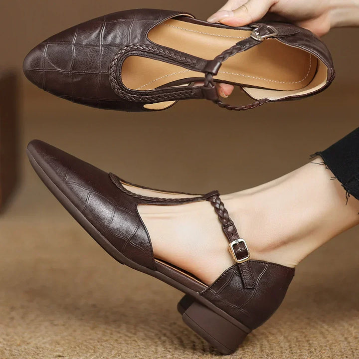 Esther | Elegant Mary Janes Made Of Leather