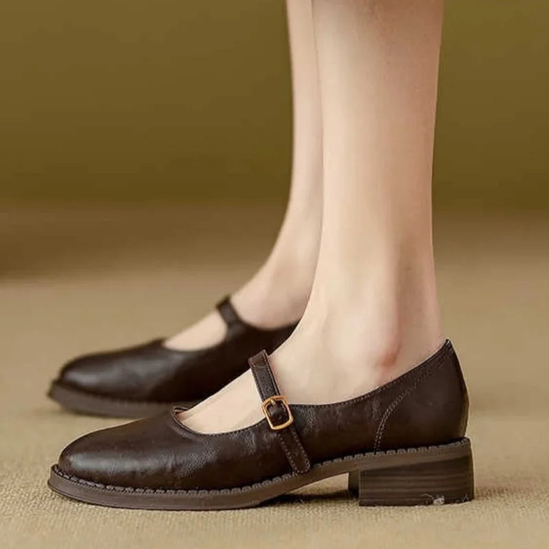 Tina™ | Classic Comfort Mary Janes Made Of Leather