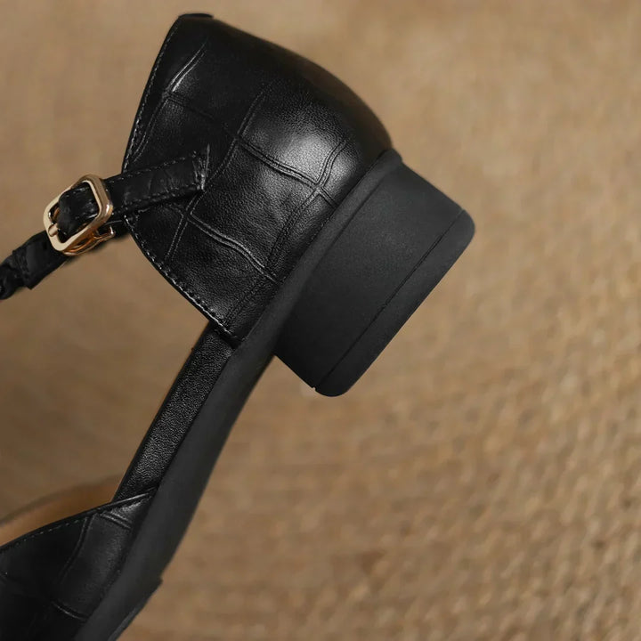 Esther | Elegant Mary Janes Made Of Leather