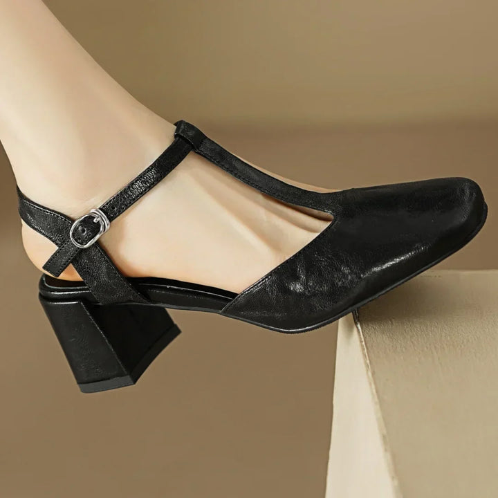 Beatrica | Leather Mary Janes