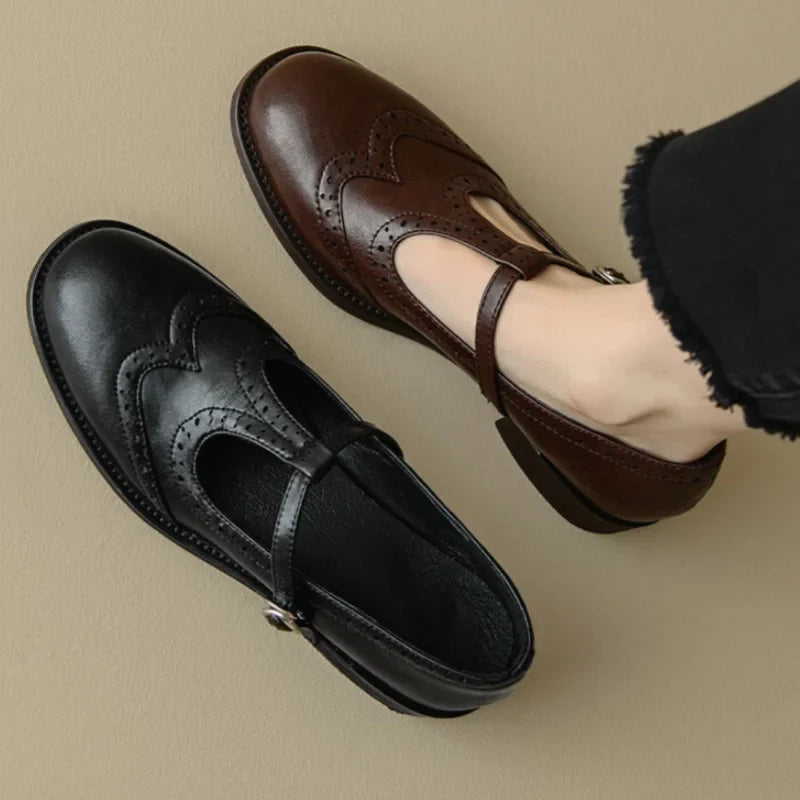 Jolanda™ | Elegant T-Strap Mary Janes