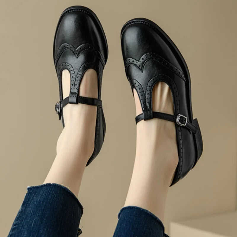 Jolanda™ | Elegant T-Strap Mary Janes