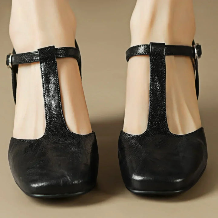 Beatrica | Leather Mary Janes