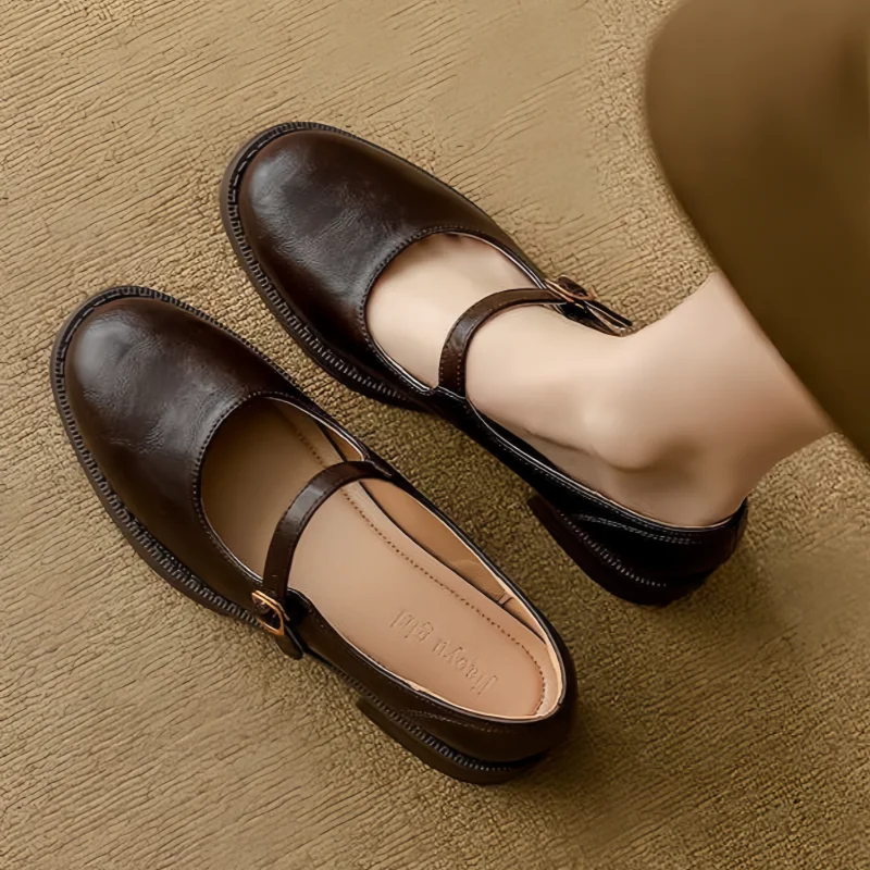Tina™ | Classic Comfort Mary Janes Made Of Leather