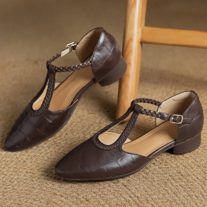 Esther | Elegant Mary Janes Made Of Leather