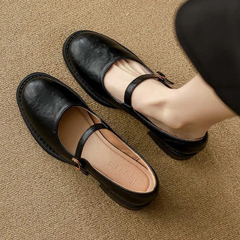 Tina™ | Classic Comfort Mary Janes Made Of Leather