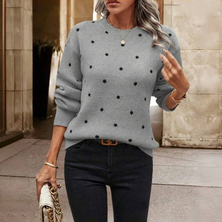 Eastwood and Bloom™| Nina – Polka Dot Knitted Sweater