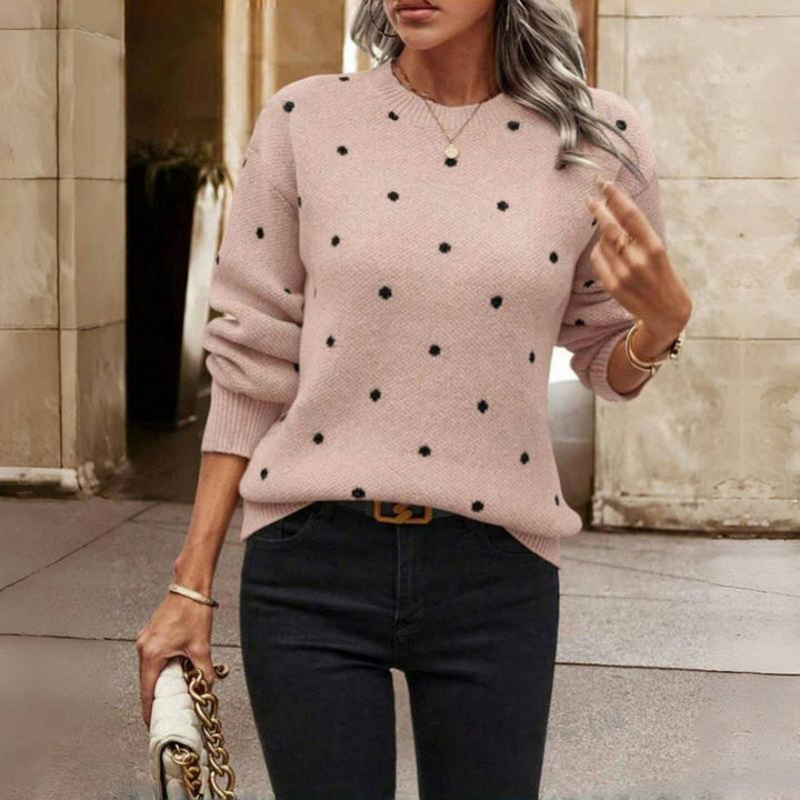 Eastwood and Bloom™| Nina – Polka Dot Knitted Sweater
