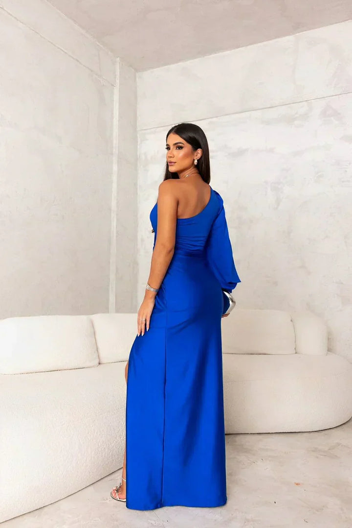 Zarra | Elegant One-Shoulder Maxi Dress