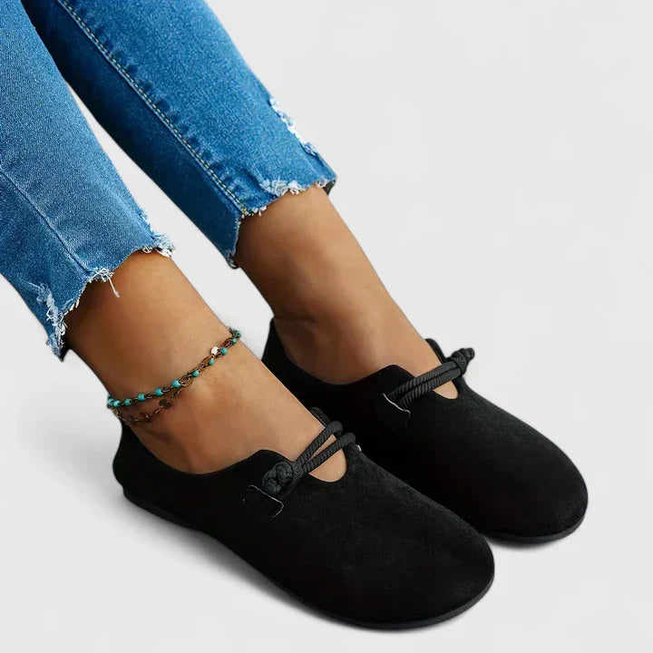 Isie | Suede Slip-On Flats
