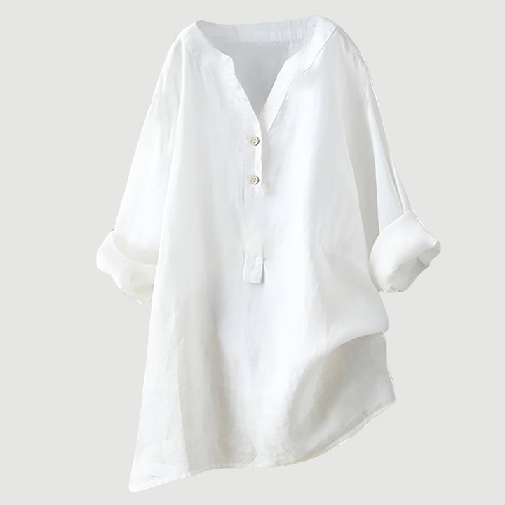 Freja™ | Airy and Comfortable Shirt with Buttons
