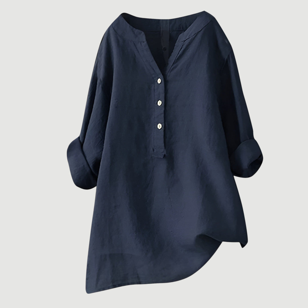 Freja™ | Airy and Comfortable Shirt with Buttons