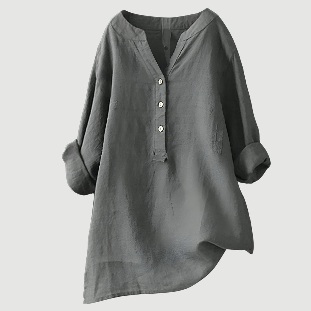 Freja™ | Airy and Comfortable Shirt with Buttons