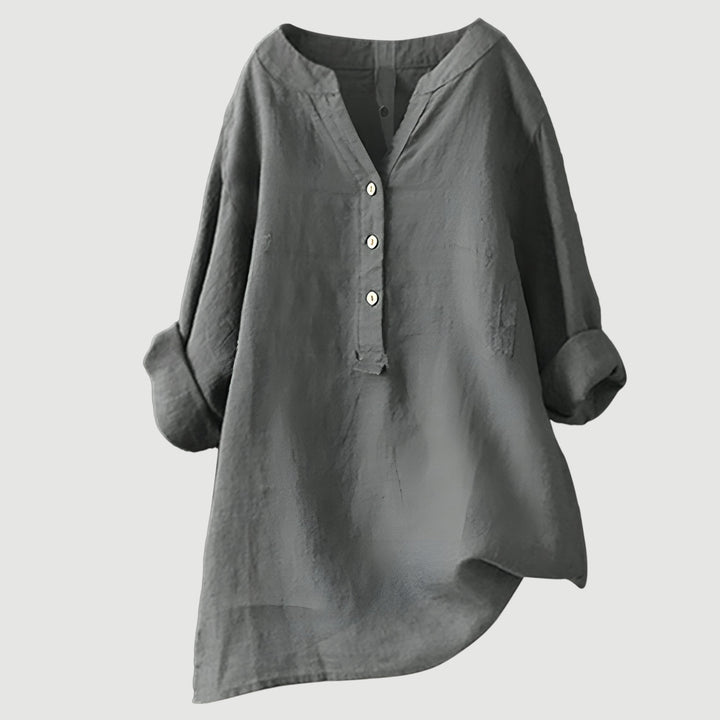 Freja™ | Airy and Comfortable Shirt with Buttons