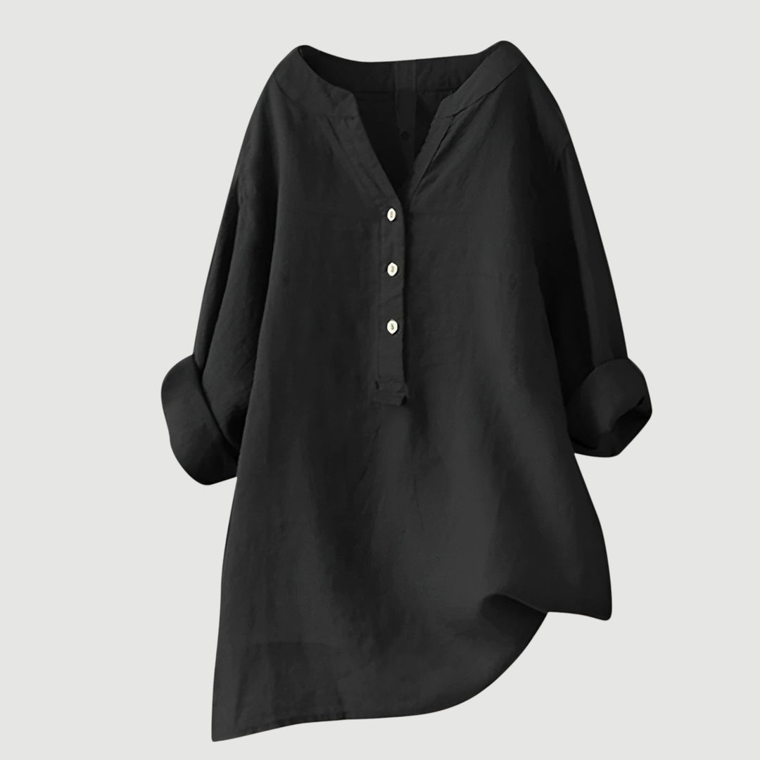 Freja™ | Airy and Comfortable Shirt with Buttons