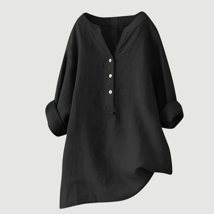 Freja™ | Airy and Comfortable Shirt with Buttons