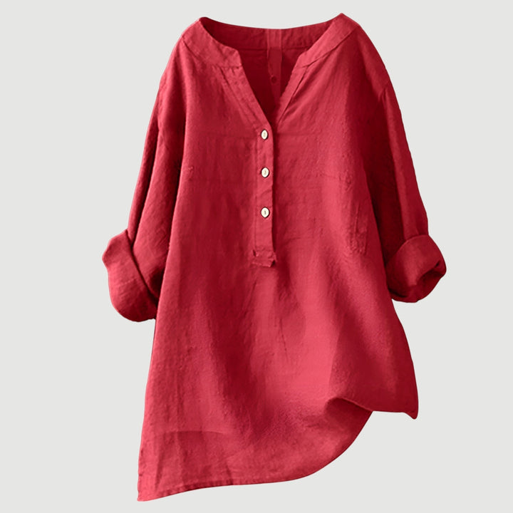 Freja™ | Airy and Comfortable Shirt with Buttons