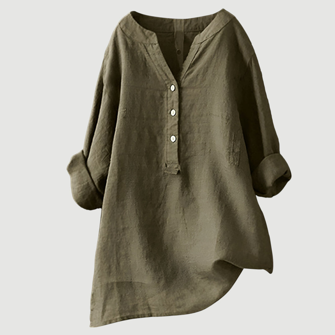 Freja™ | Airy and Comfortable Shirt with Buttons