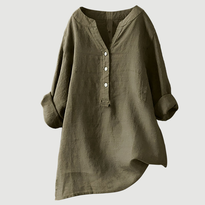 Freja™ | Airy and Comfortable Shirt with Buttons