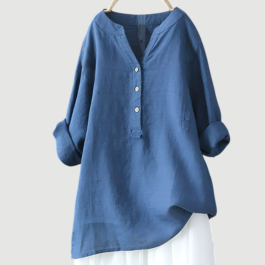 Freja™ | Airy and Comfortable Shirt with Buttons