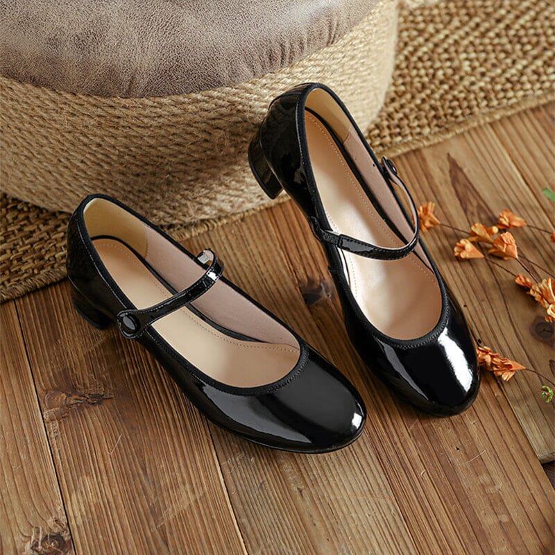 Livy™ | Leather Mary Janes