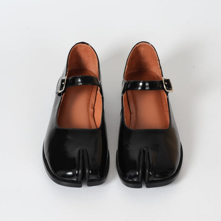 Martha | Leather Mary Janes