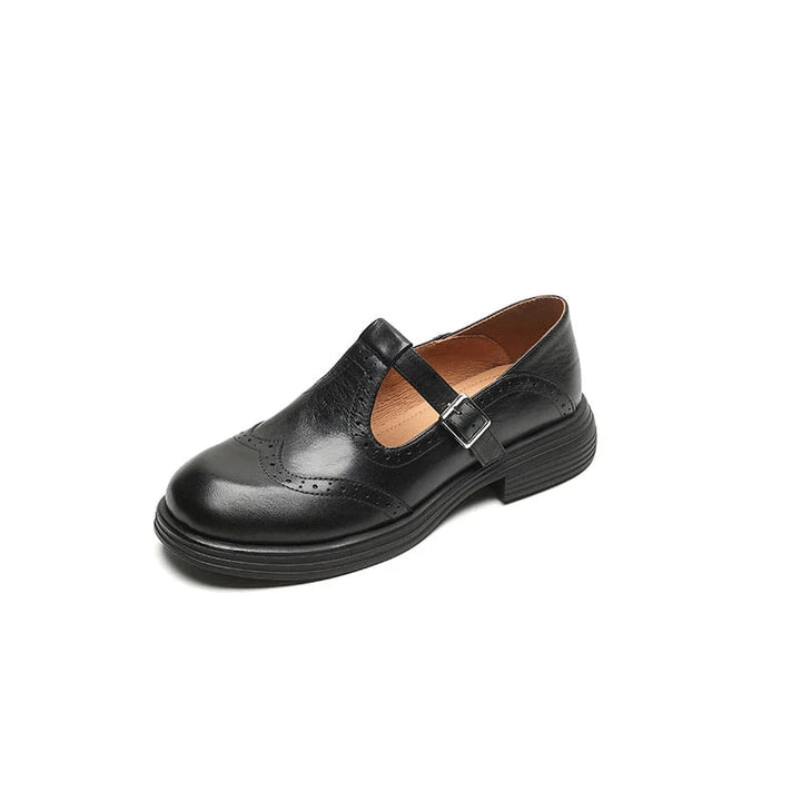 Mattea | Leather Mary Janes