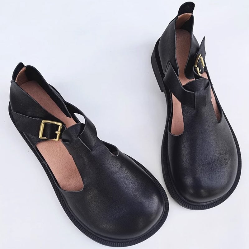 Colette™ | Leather Mary Janes