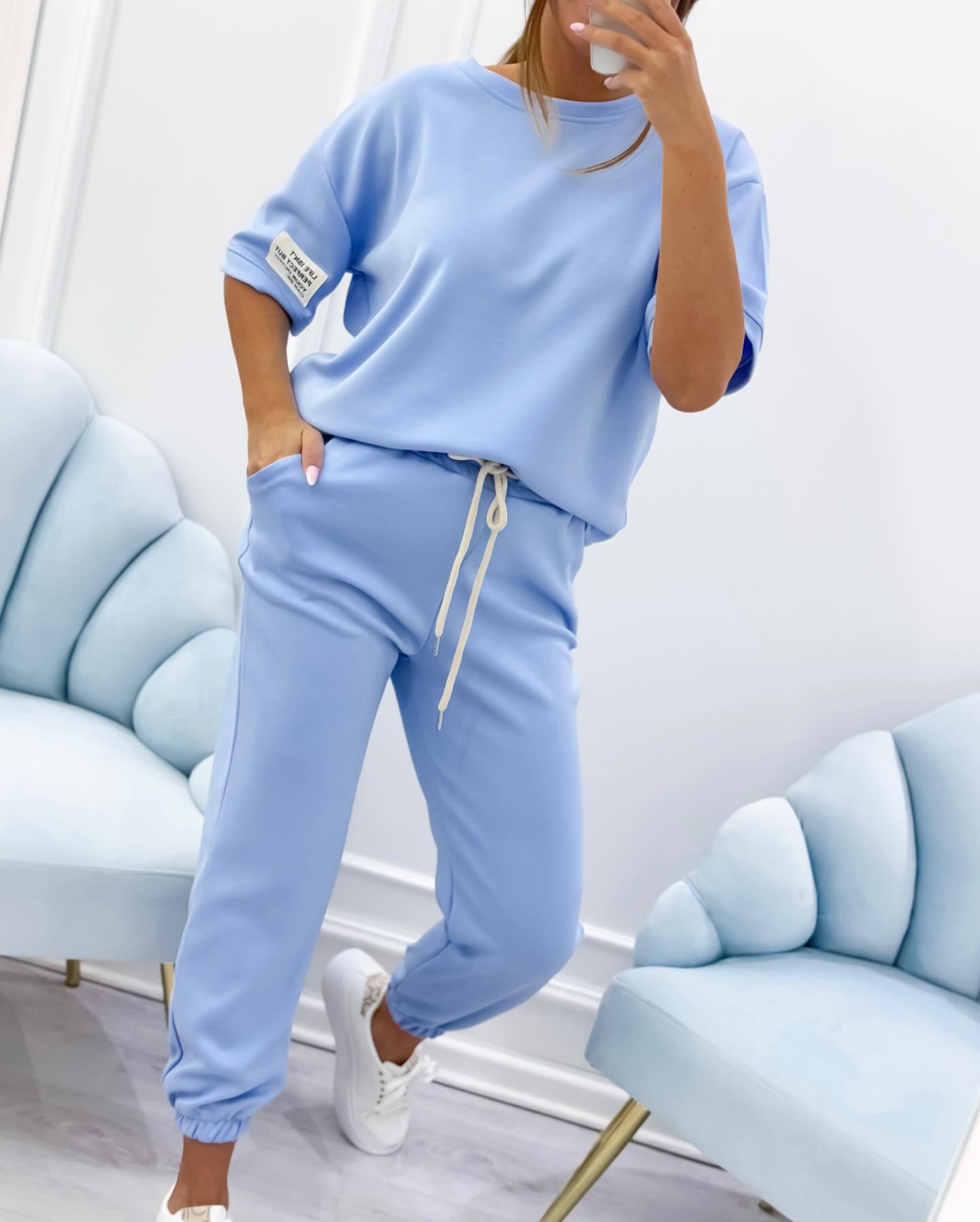 Norma | Short Sleeve Lounge Set