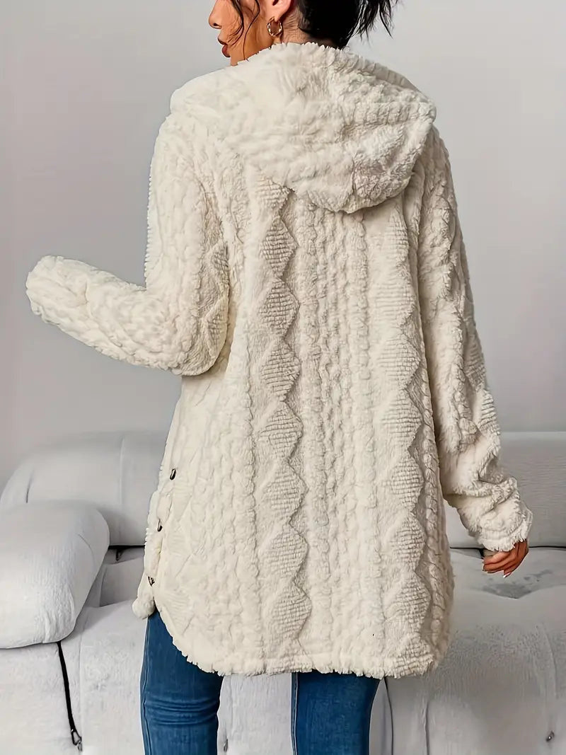 Chateau Elise™  | Plush Hooded Cardigan