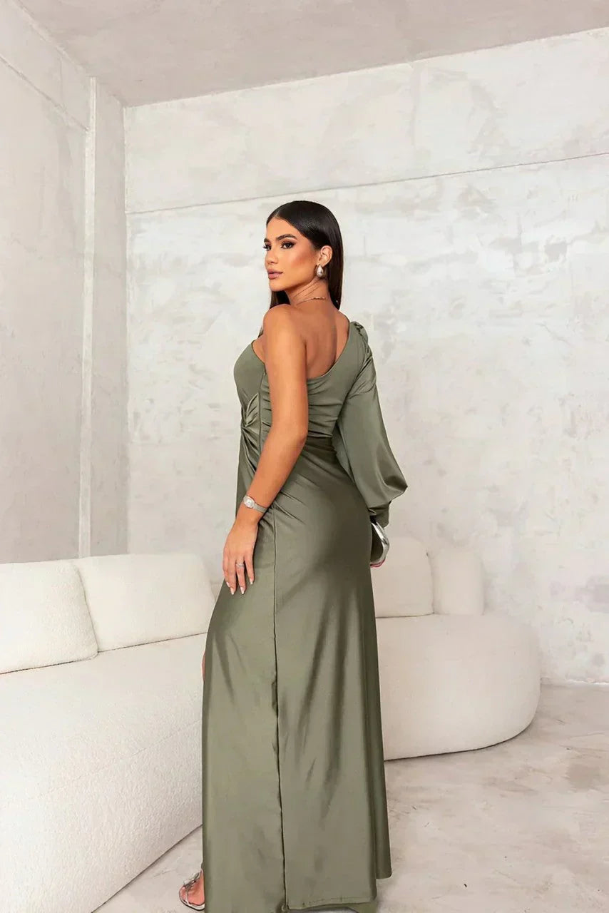 Zarra | Elegant One-Shoulder Maxi Dress